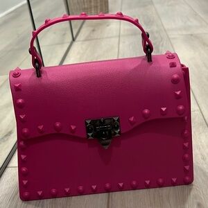 Pink Studded Handbag